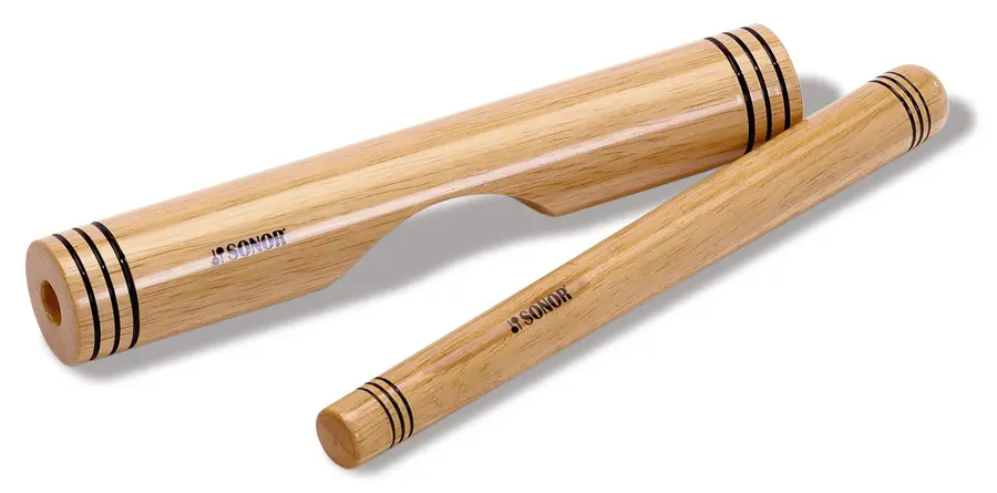 Sonor CLA Claves Natural wood, Cuban design, with beater 