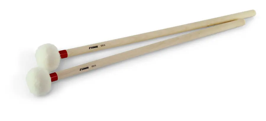 Sonor STI 21 Junior Pauke mallet Drums, cymbals, felt head, med., 1 pair 