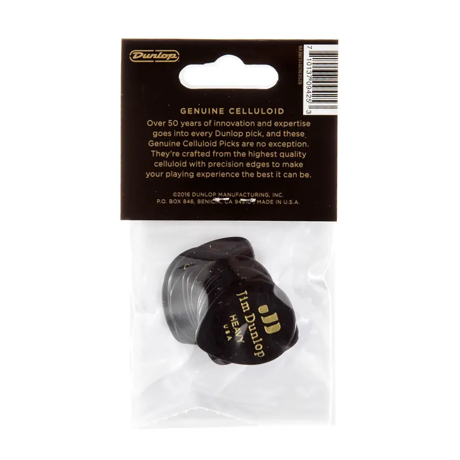 Dunlop 485P03HV Black Teardrop 12-pack 