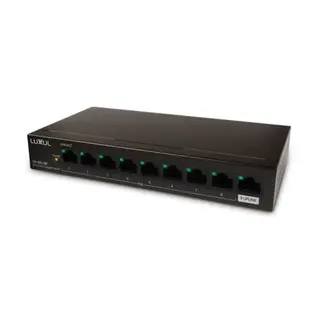 Luxul SW-100-08P Switch 8 Port Gigabit PoE+92W w/Uplink