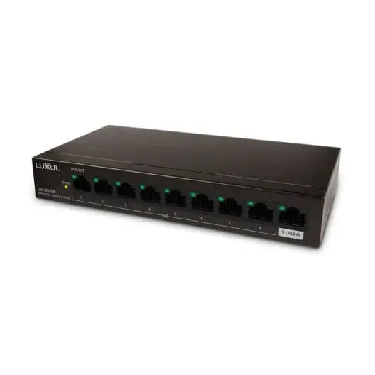 Luxul SW-100-08P Switch 8 Port Gigabit PoE+92W w/Uplink 