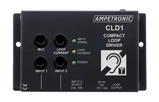 Ampetronic CLD1-CX Forsterker Teleslynge 2,4A, med loop, ikke mic