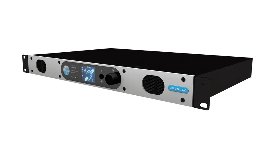 Ampetronic C10-2N Teleslynge forsterker 10A output, 2 kanaler, m/nettverk 