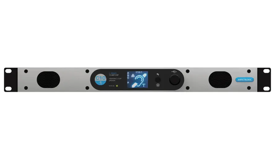 Ampetronic C10-1N Teleslynge forsterker 10A output, 1 kanaler, m/nettverk 