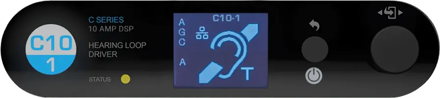 Ampetronic C10-1N Teleslynge forsterker 10A output, 1 kanaler, m/nettverk 