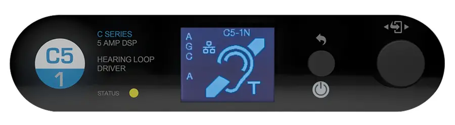 Ampetronic C5-1 Teleslynge forsterker 5A output, 1kanal 