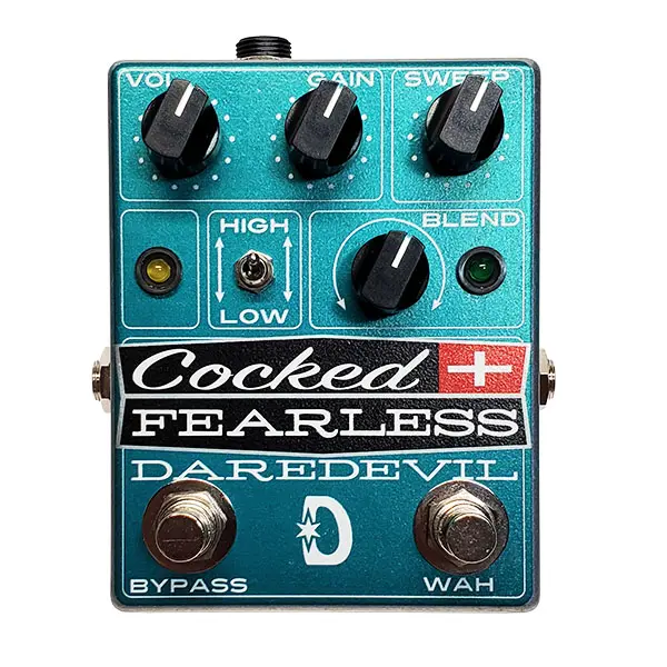 Daredevil Pedals Cocked & Fearless Distortion / Fixed Wah 