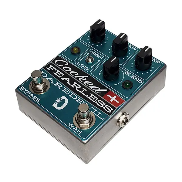 Daredevil Pedals Cocked & Fearless Distortion / Fixed Wah 