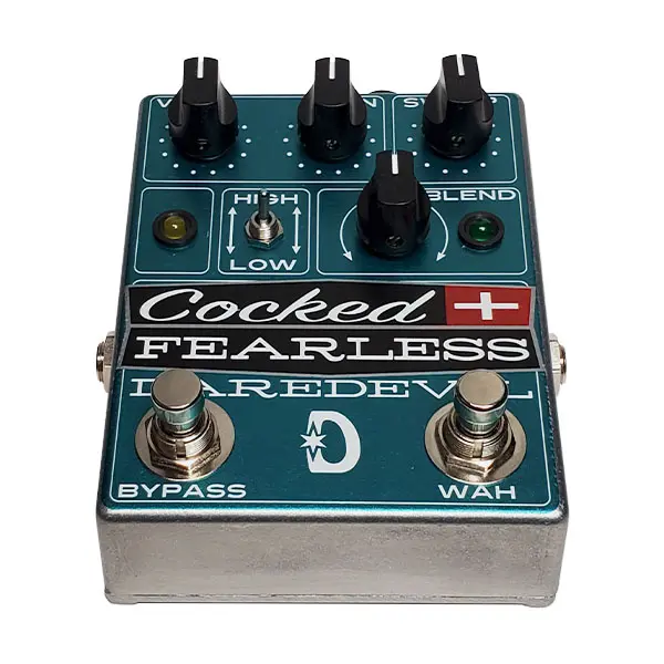 Daredevil Pedals Cocked & Fearless Distortion / Fixed Wah 