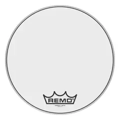 Remo PM-2018-MP- Powermax 2 Ultra White Crimplock Bass Drumhead, 18"