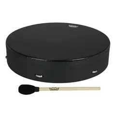 Remo E1-1316-BE- Buffalo Drum Black Earth, 16"
