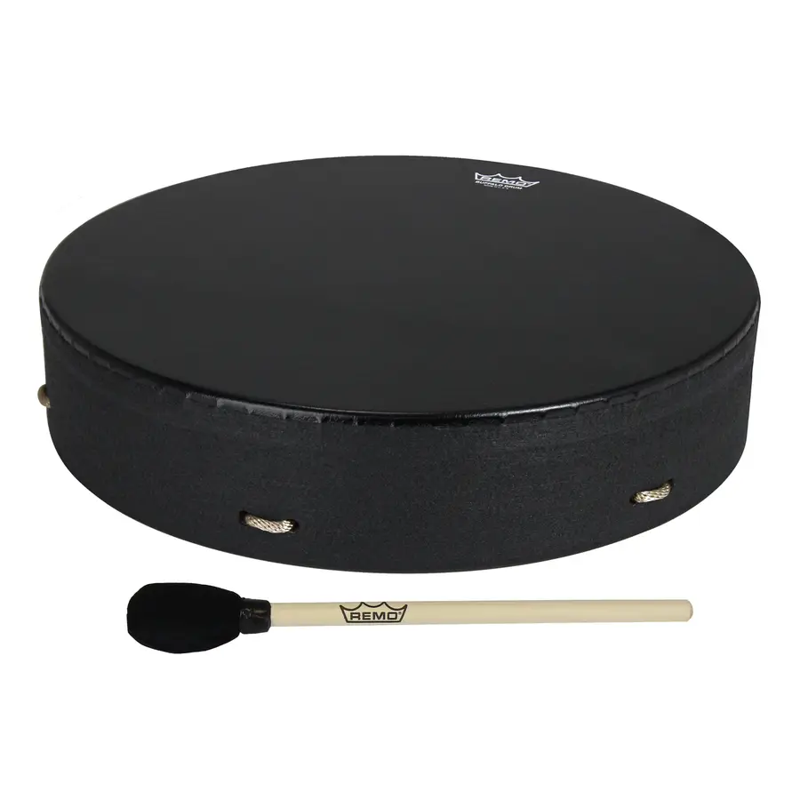 Remo E1-1316-BE- Buffalo Drum Black Earth, 16" 