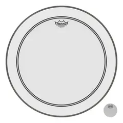 Remo P3-1220-C2- Powerstroke P3 Smooth White Bass Drumhead, 20"
