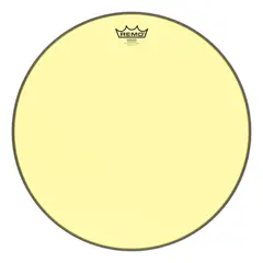 Remo BE-0318-CT-YE Emperor Colortone Yellow Drumhead, 18"