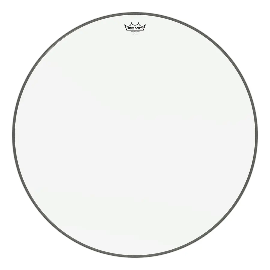 Remo BR-1328-00- Ambassador Clear Bass Drumhead, 28" 
