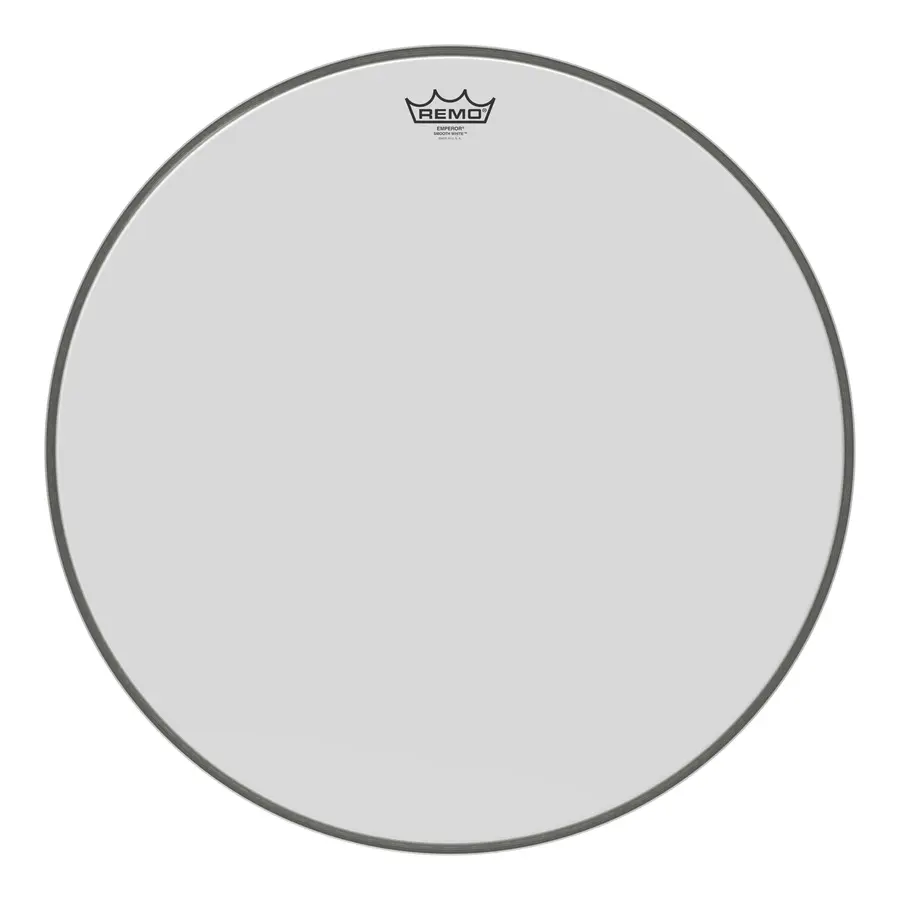 Remo BB-1222-00- Emperor Smooth White Bass Drumhead, 22" 