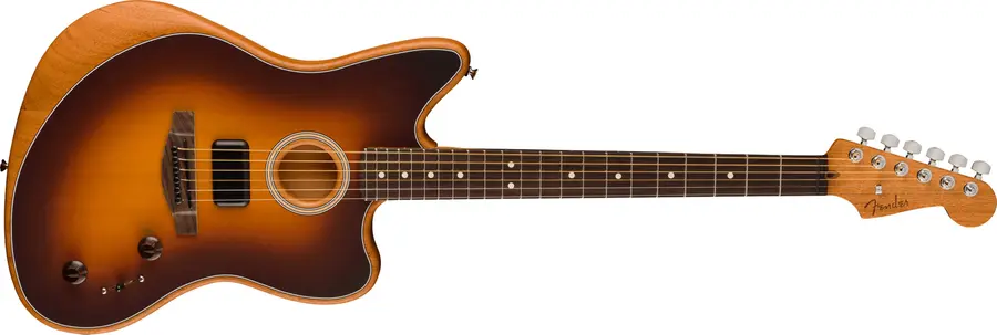 Fender Acoustasonic Player Jazzmaster 2-Color Sunburst, Rosewood Fingerboard 