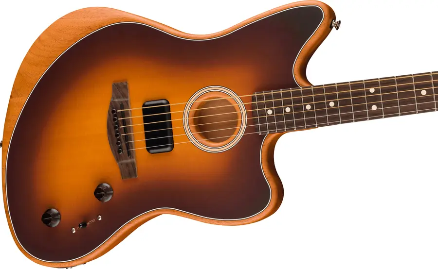 Fender Acoustasonic Player Jazzmaster 2-Color Sunburst, Rosewood Fingerboard 