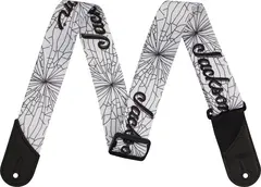 Jackson Cracked Mirror Strap White, 2"