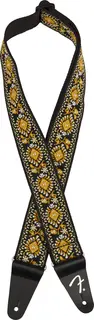Fender Pasadena Woven Strap Yellow Lotus, 2"