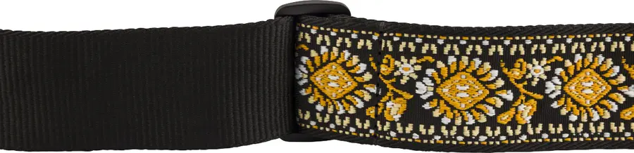Fender Pasadena Woven Strap Yellow Lotus, 2" 