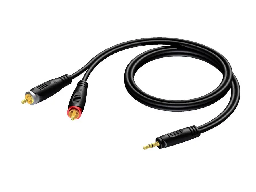 Procab CLA711/15 minijack-2x Rca 15m 