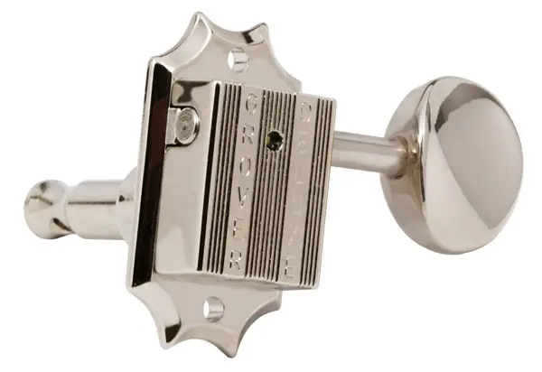 Grover 136N Vintage Deluxe Guitar Machine Heads, 3+3 - Nickel 
