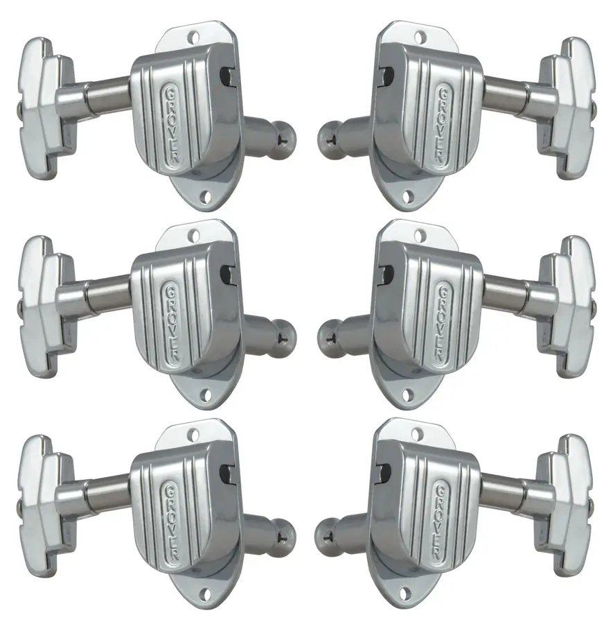Grover 150C Imperial Machine Heads Guitar Machine Heads, 3+3 - Chrome 