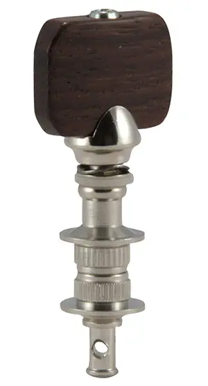 Grover 870BR Sta-Tite Dulcimer Pegs w/Rosewood Button - 4 pcs. - Nickel 