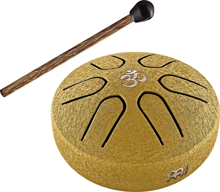 Meinl PSTD3GOM Pocket Steel Tongue Drum A Major, Gold 