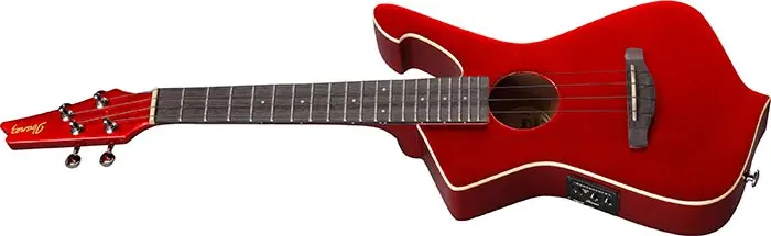 Ibanez UICT10-CA Ibanez Iceman Ukulele m/mik og bag - Candy Apple 