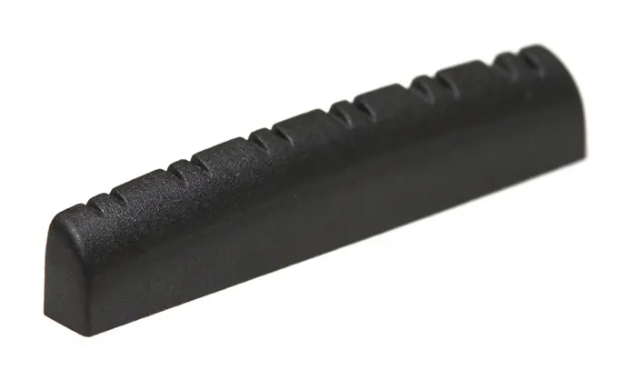 Graph Tech PT-1568-00 Black TUSQ XL Slotted Guitar Nut, 12-Str. 1 7/8", Flat 