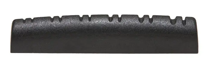 Graph Tech PT-1568-00 Black TUSQ XL Slotted Guitar Nut, 12-Str. 1 7/8", Flat 