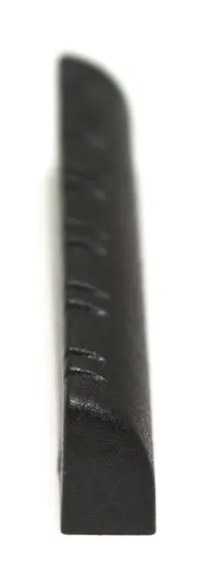Graph Tech PT-1568-00 Black TUSQ XL Slotted Guitar Nut, 12-Str. 1 7/8", Flat 