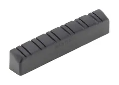 Graph Tech PT-1575-00 Black TUSQ XL Slotted Guitar Nut, 12-Str 1/4" Flat
