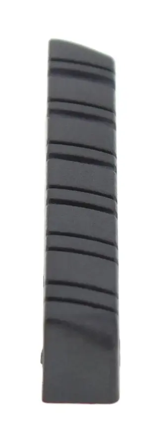 Graph Tech PT-1575-00 Black TUSQ XL Slotted Guitar Nut, 12-Str 1/4" Flat 