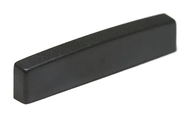 Graph Tech PT-4000-00 Black TUSQ XL Blank Jumbo Guitar Nut - Electric, Flat 