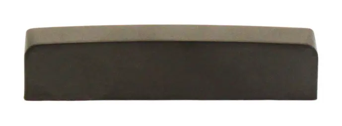 Graph Tech PT-4061-00 Black TUSQ XL Blank Nut (48.8 mm) - Electric, Flat 