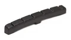 Graph Tech PT-5000-00 Black TUSQ XL Slotted Nut, F-Style, Curved / Flat