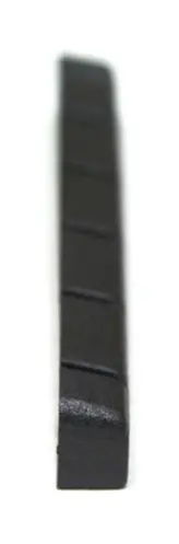Graph Tech PT-5000-00 Black TUSQ XL Slotted Nut, F-Style, Curved / Flat 