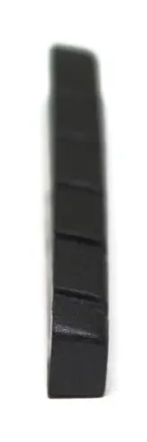Graph Tech PT-5000-L0 Black TUSQ XL Slotted Guitar Nut, Curved / Flat, LH 