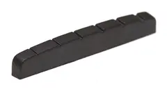Graph Tech PT-5010-00 Black TUSQ XL Slotted Nut - Electric, F-Style, Flat