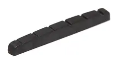 Graph Tech PT-5043-00 Black TUSQ XL Slotted Guitar Nut (43 mm) Flat