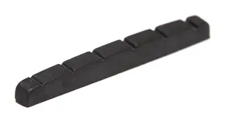 Graph Tech PT-5043-00 Black TUSQ XL Slotted Guitar Nut (43 mm) Flat