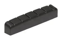 Graph Tech PT-6643-00 Black TUSQ XL Slotted Guitar Nut 43 x 6 mm, Flat