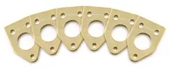 Graph Tech PRT-952-216-G0 Ratio Inviso Match Mounting Plates (6 pcs.) - Gold