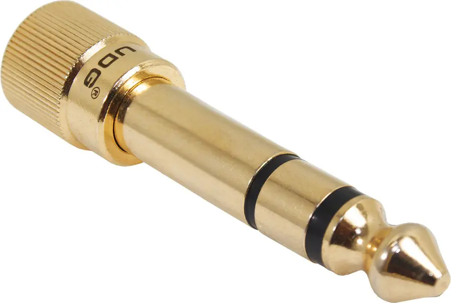 UDG Gear Ultimate adapter med gjenger 3,5 mm TRS til 6,35 mm TRS 