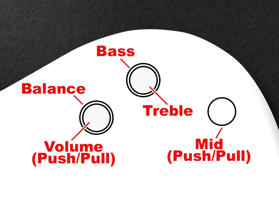 MEC 60057 - Active EQ2 Electronics For Active Pickups 