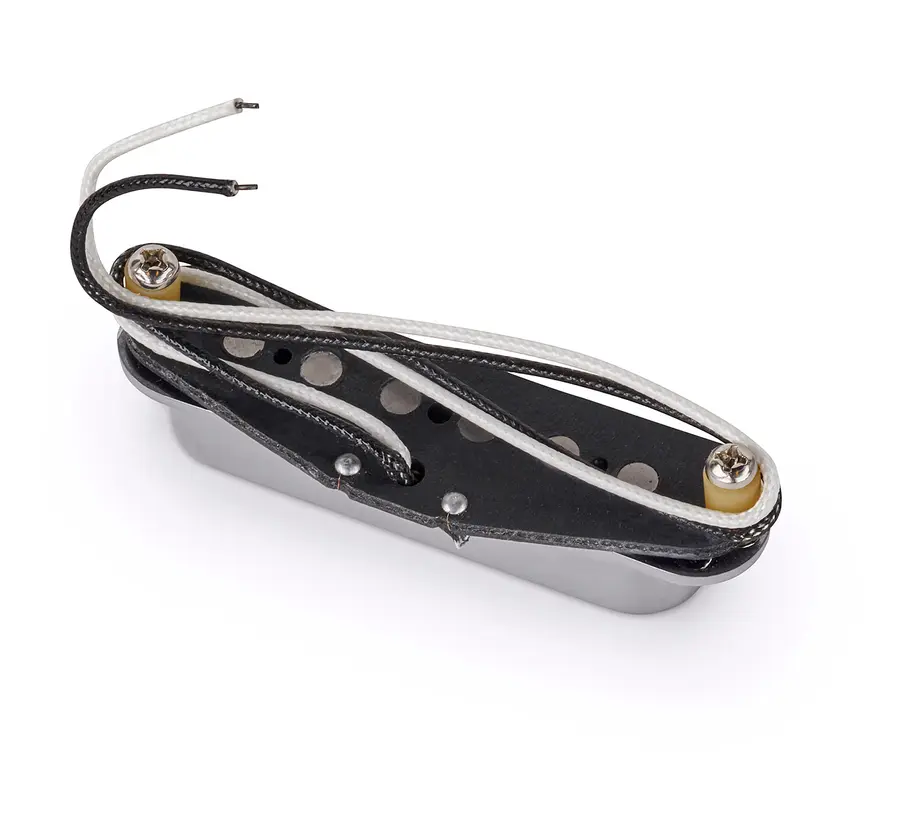 MEC Classic Alnico V Single Coil Guitar Pickup, Neck & Bridge - Chrome Cover 