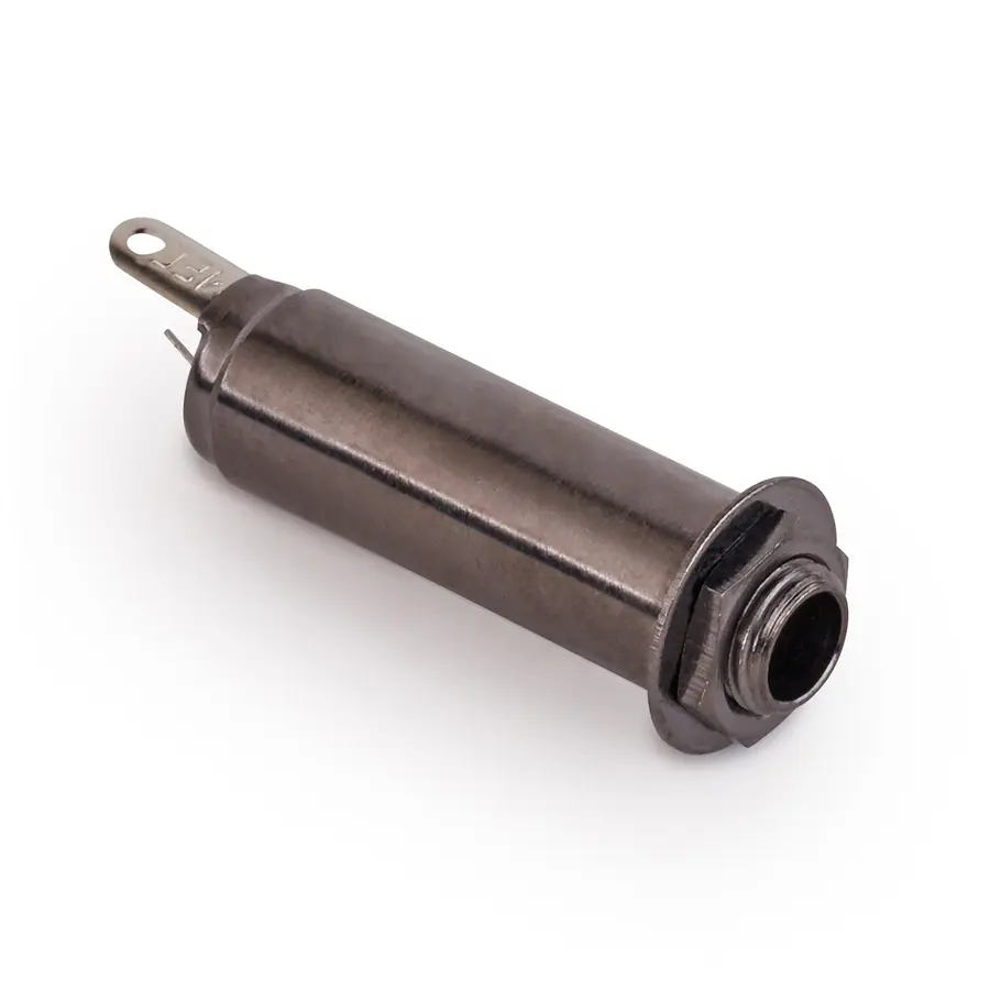 MEC Closed Stereo Jack Socket for Mouning with Jackplates - Black 